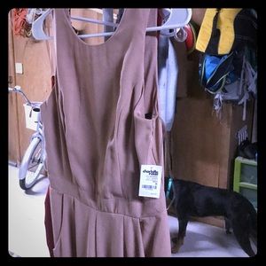 NEVER BEEN WORN, Charlotte Russe, nude jumpsuit.